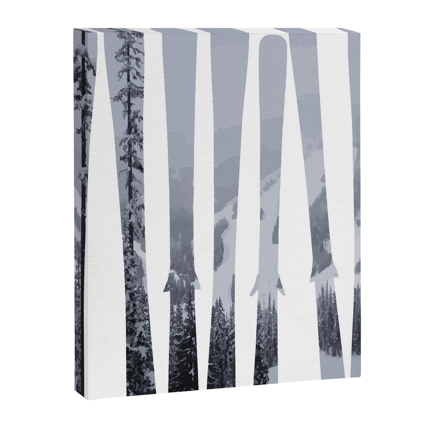 Morrisey Skis | Ski Designs | DopeyArt Canvas Print Gallery Image 6
