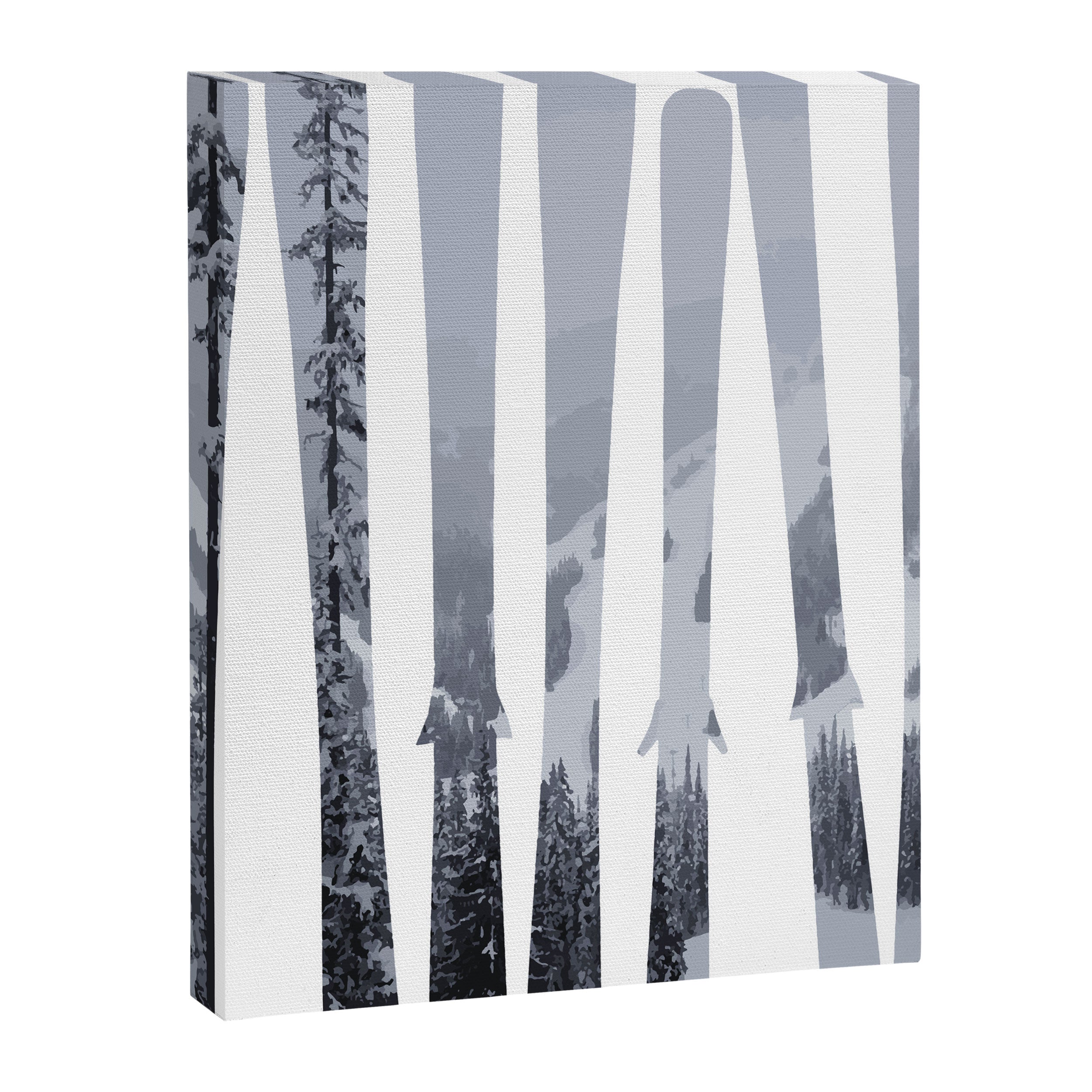 Morrisey Skis | Ski Designs | DopeyArt Canvas Print Gallery Image 6