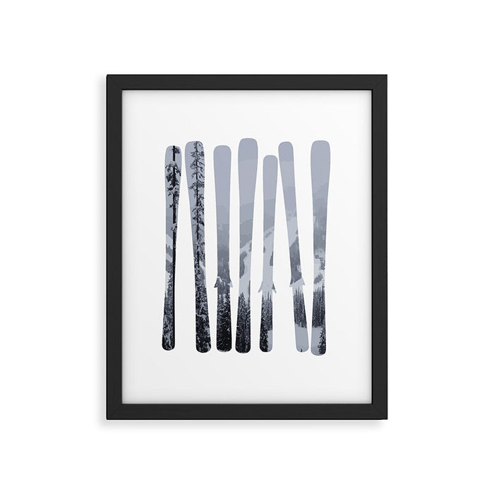 Morrisey Skis | Ski Designs | DopeyArt Framed Art Print Gallery Image 1