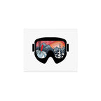 Snow Sport Sunset | Ski and Snowboard Series | DopeyArt Art Print Gallery Image 1