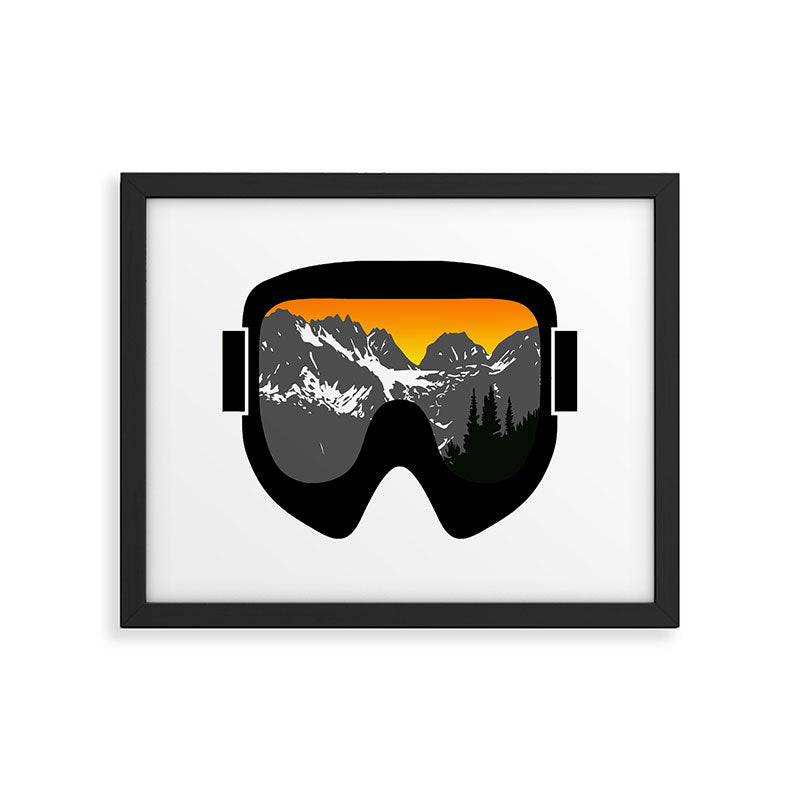 Sunset Goggles 2 | Goggle Designs | DopeyArt Framed Art Print Gallery Image 5