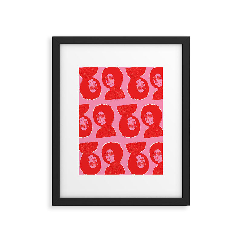 Kara Pattern Framed Art Print Gallery Image 5