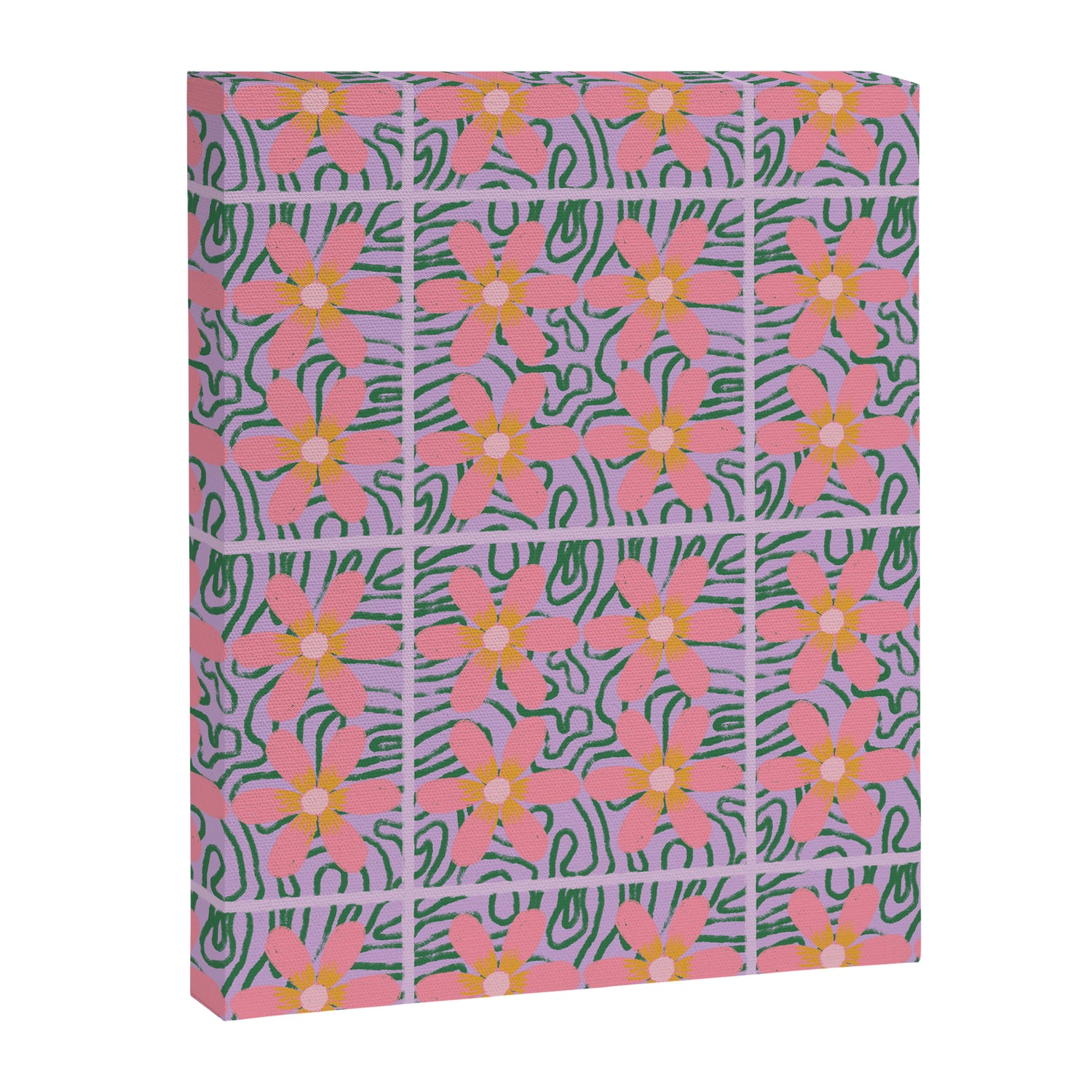 Psychedelic Daisies Canvas Print Gallery Image 6