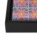 Psychedelic Daisies Framed Canvas Print Gallery Image 3