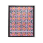 Psychedelic Daisies Framed Canvas Print Gallery Image 6