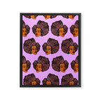 Tomi Repeat Pattern Framed Canvas Print Gallery Image 8