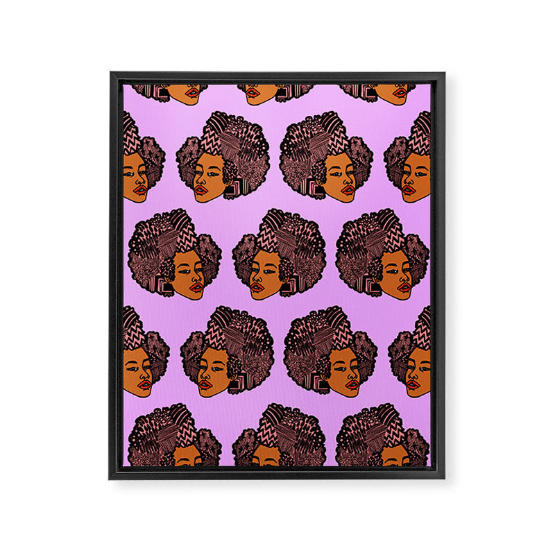 Tomi Repeat Pattern Framed Canvas Print Gallery Image 8