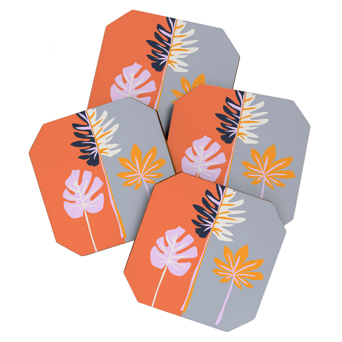 Double-sided leaves Coaster Gallery Image 1