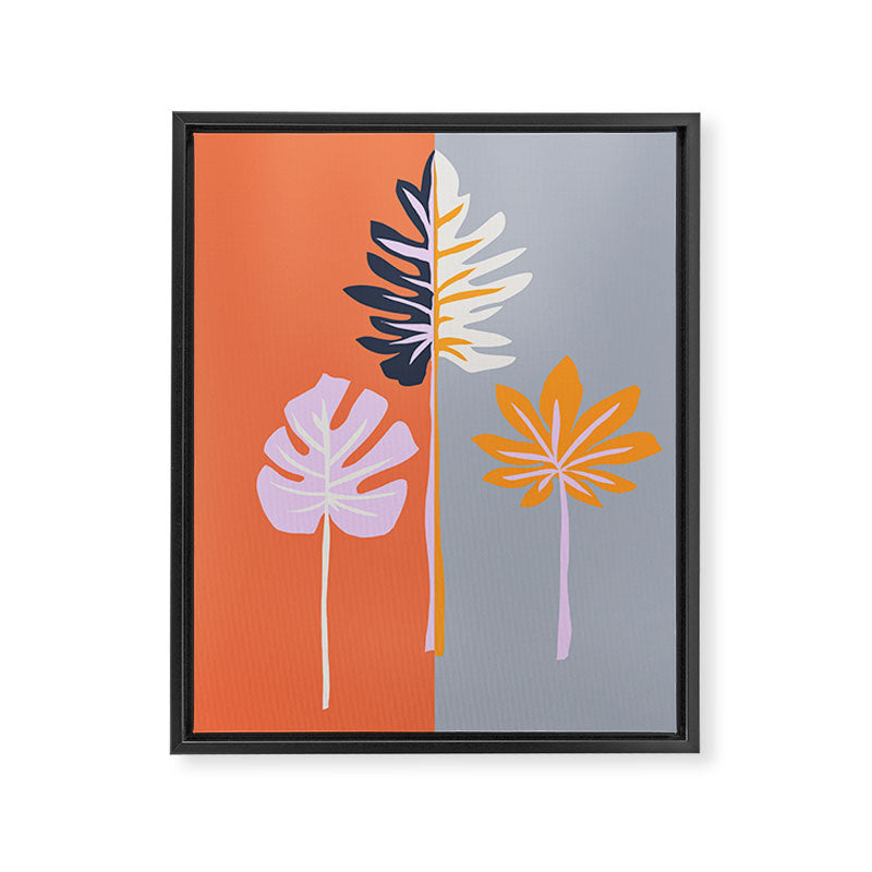Double-sided leaves Framed Canvas Print Gallery Image 6