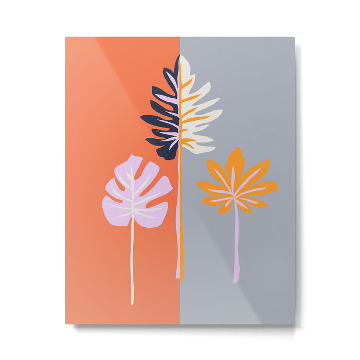 Double-sided leaves Metal Print Gallery Image 1