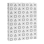 gaming design white - gamer pattern black and white Canvas Print Gallery Image 6