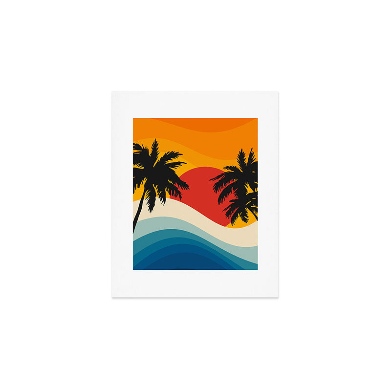 Abstract landscape art #5 Art Print Gallery Image 1