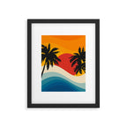 Abstract landscape art #5 Framed Art Print Gallery Image 5