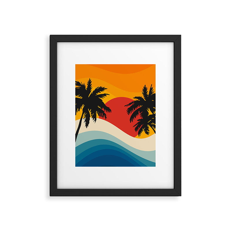 Abstract landscape art #5 Framed Art Print Gallery Image 5