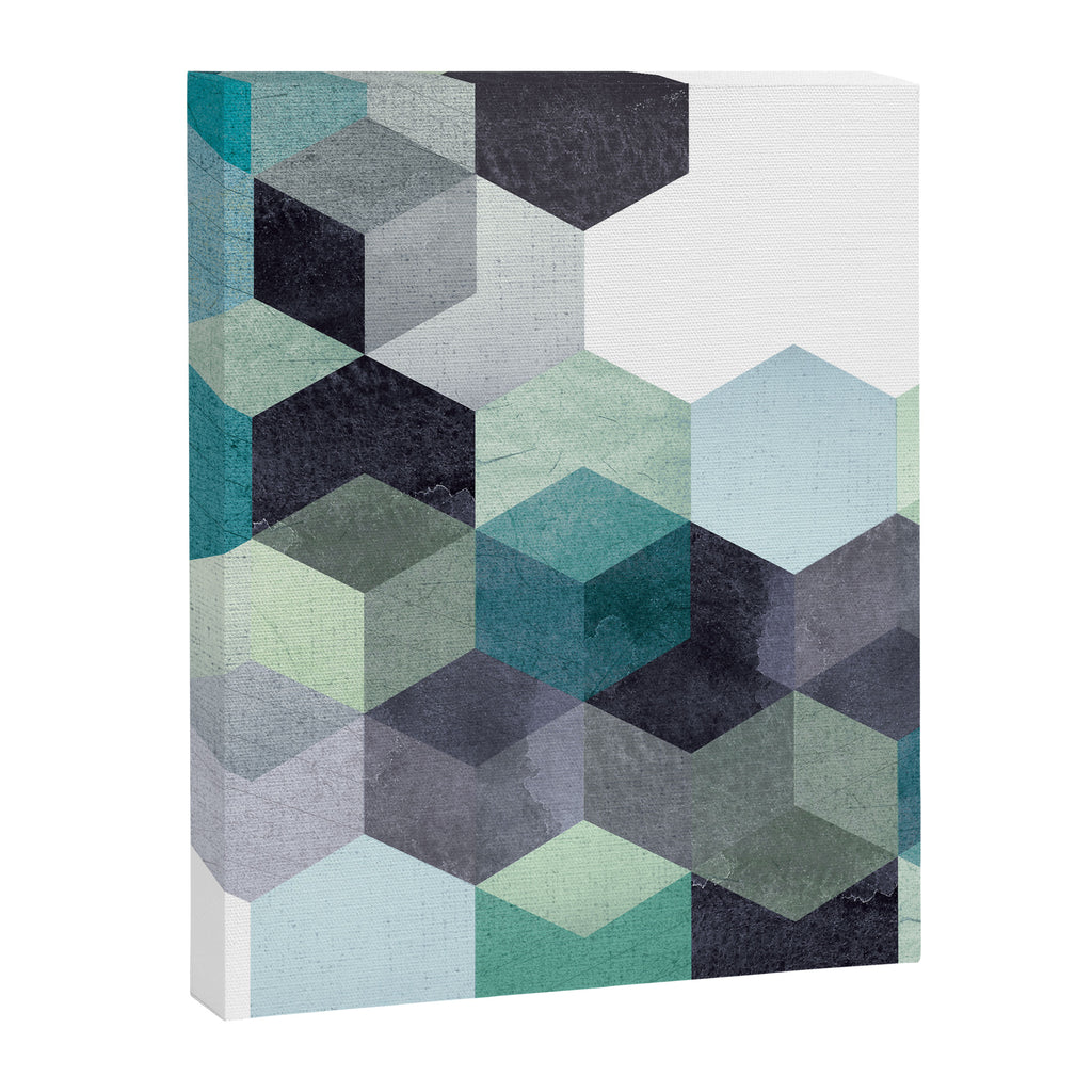 ABSTRACT GEOMETRIC COMPOSITION III Canvas Print Gallery Image 6