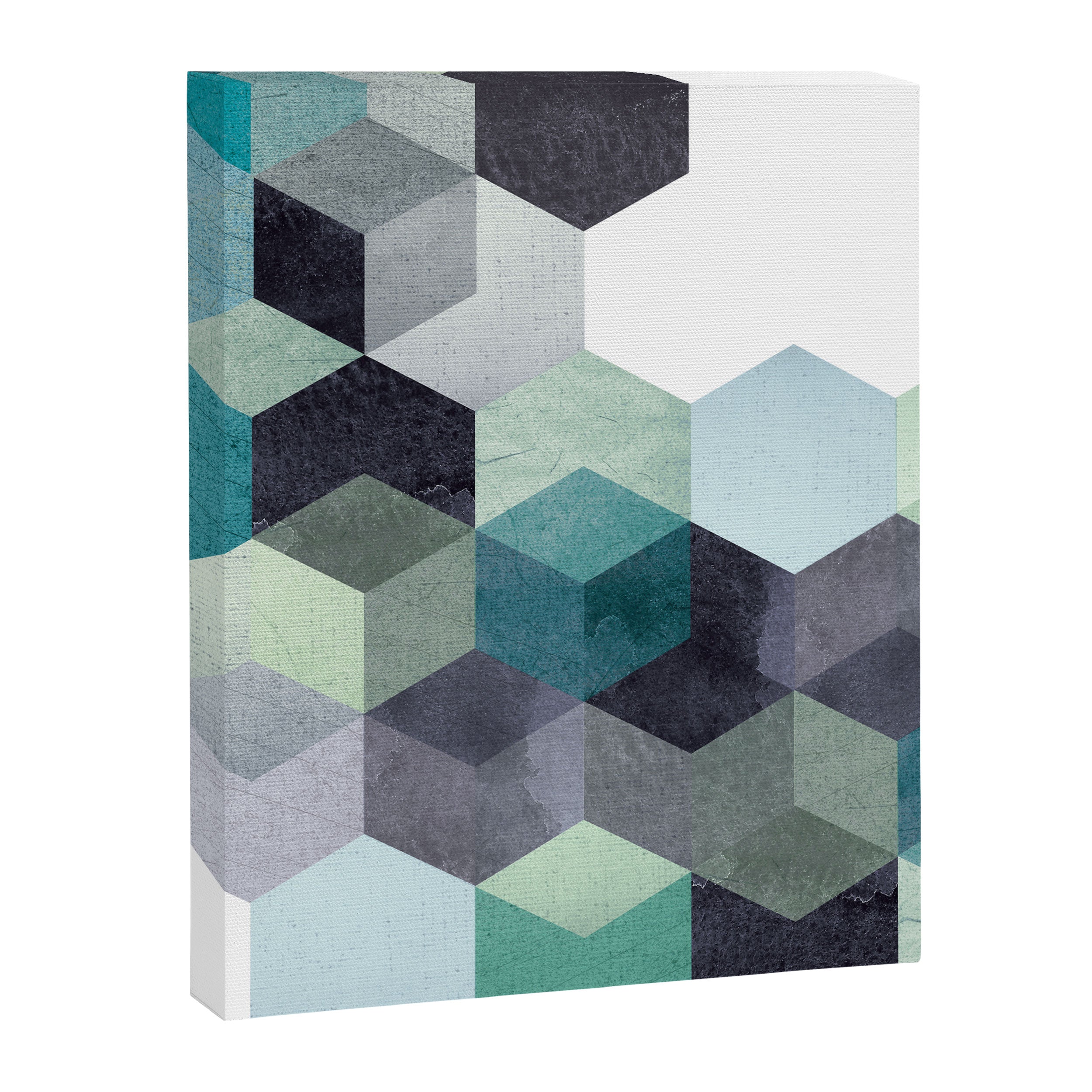 ABSTRACT GEOMETRIC COMPOSITION III Canvas Print Gallery Image 6