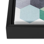 ABSTRACT GEOMETRIC COMPOSITION III Framed Canvas Print Gallery Image 3