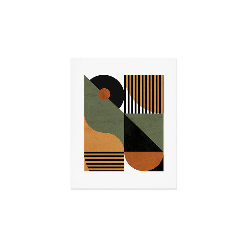 Bau Haus Mid Century 3 Art Print Gallery Image 1