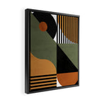 Bau Haus Mid Century 3 Framed Canvas Print Gallery Image 2