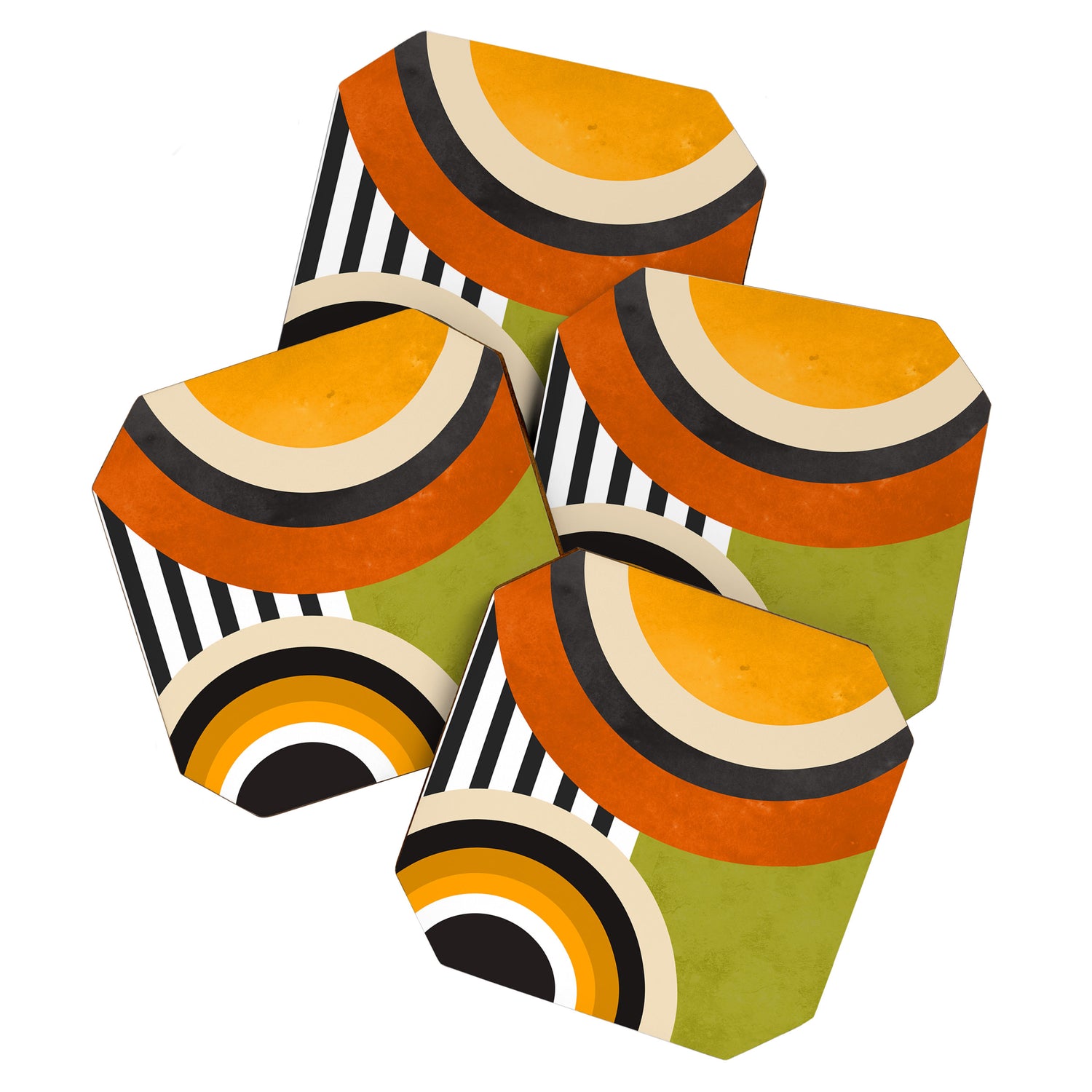 Bauhaus Mid Century Art 43 Coaster Gallery Image 1