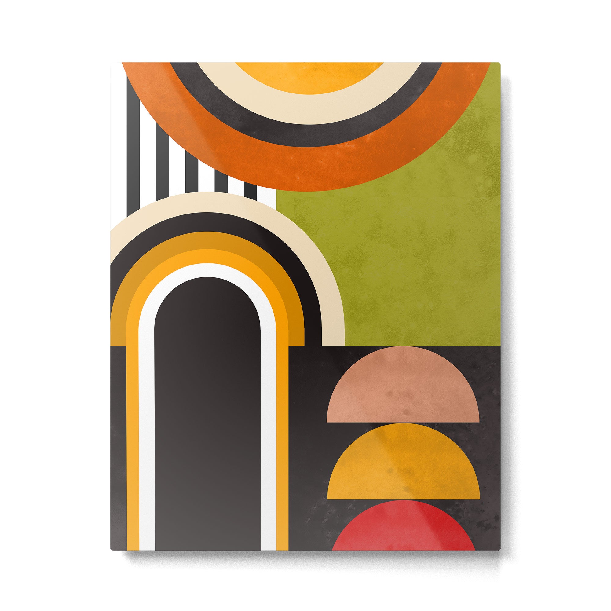 Bauhaus Mid Century Art 43 Metal Print Gallery Image 4