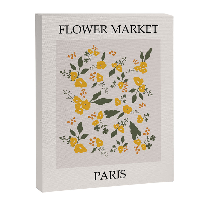 Flower Market Yellow Flowers Canvas Print Gallery Image 1