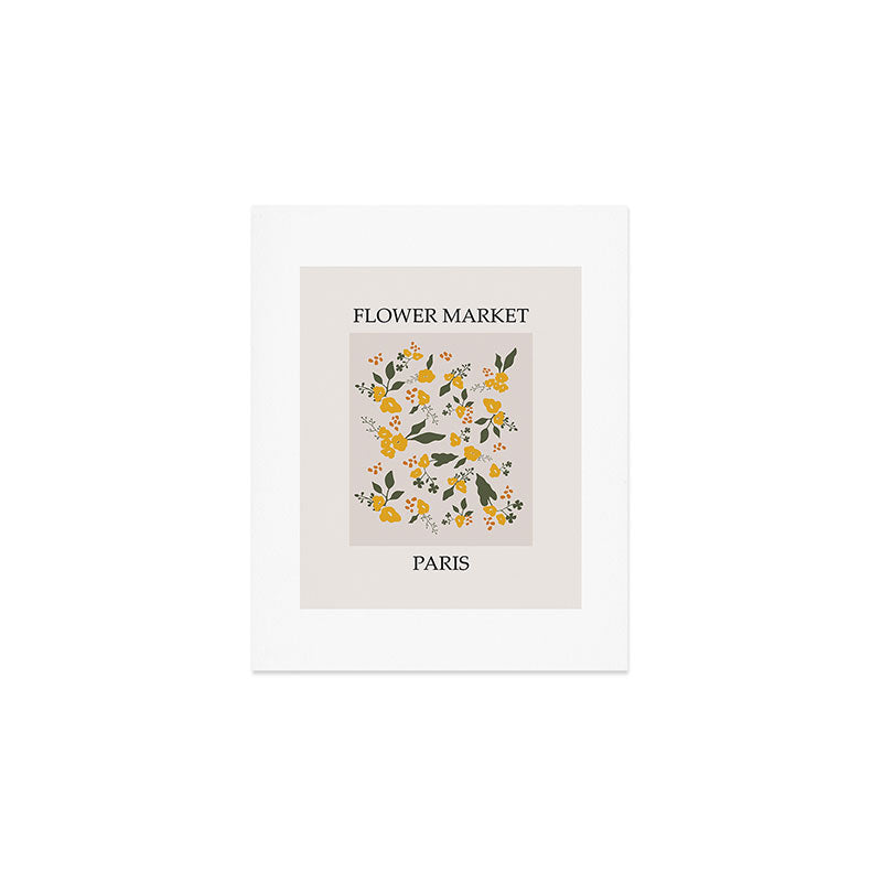 Flower Market Yellow Flowers Art Print Gallery Image 1