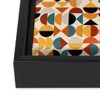 Geo Retro - Mid Century Mix Framed Canvas Print Gallery Image 3