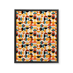 Geo Retro - Mid Century Mix Framed Canvas Print Gallery Image 8