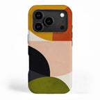 Geometric Abstract Mid Century iPhone Case Gallery Image 1