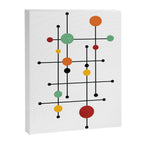 Mid Century Modern 1-4 Canvas Print Gallery Image 6