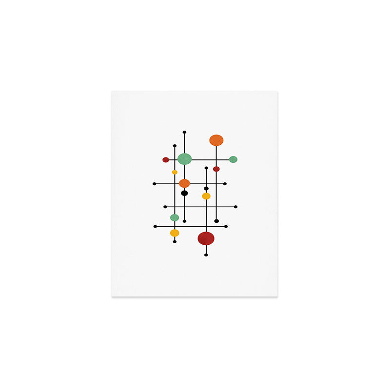 Mid Century Modern 1-4 Art Print Gallery Image 1