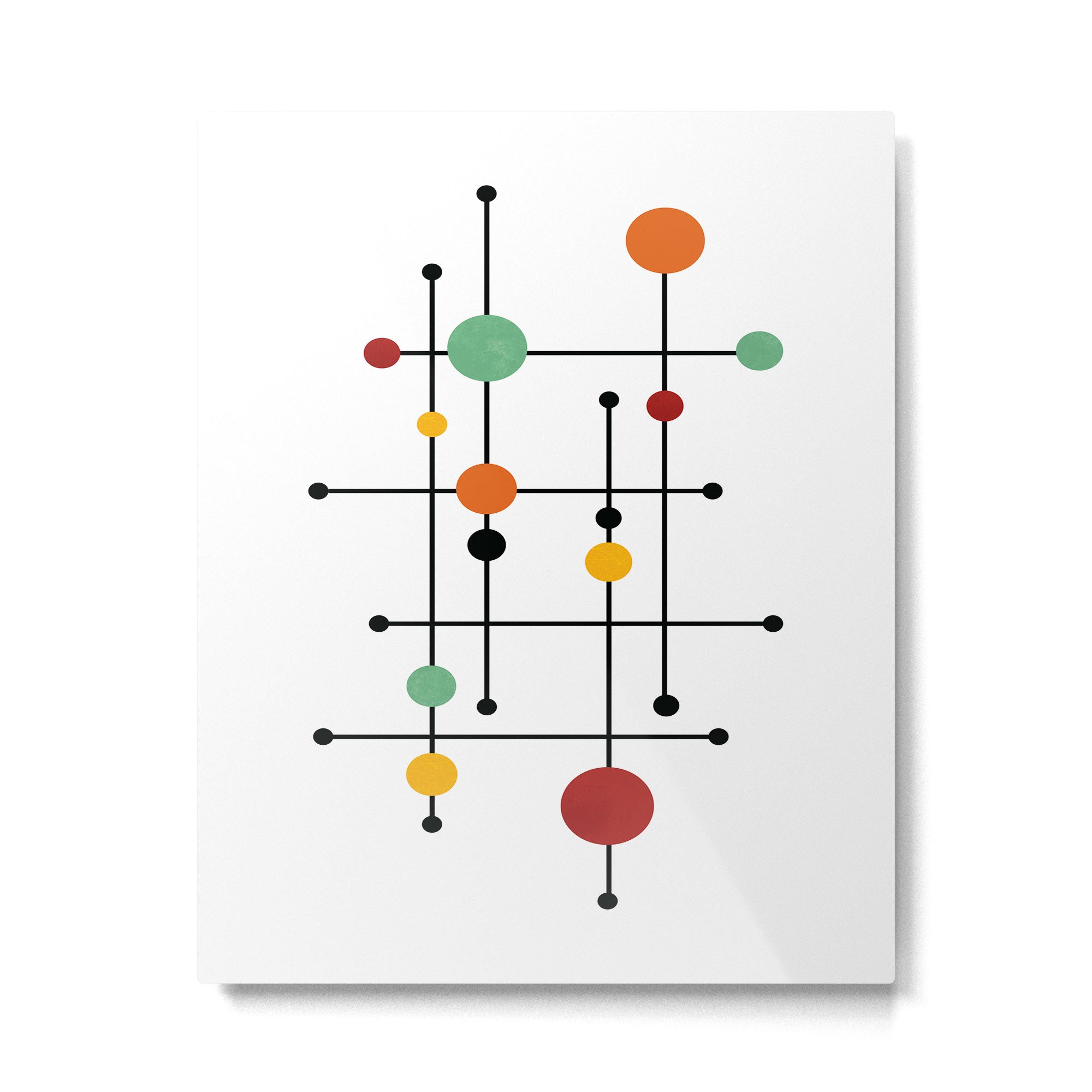 Mid Century Modern 1-4 Metal Print Gallery Image 4