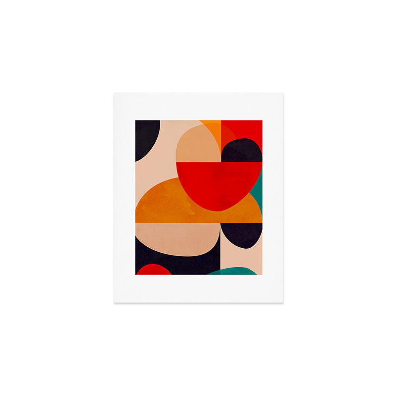 Modern Abstract Mid Century 2 Art Print Gallery Image 1