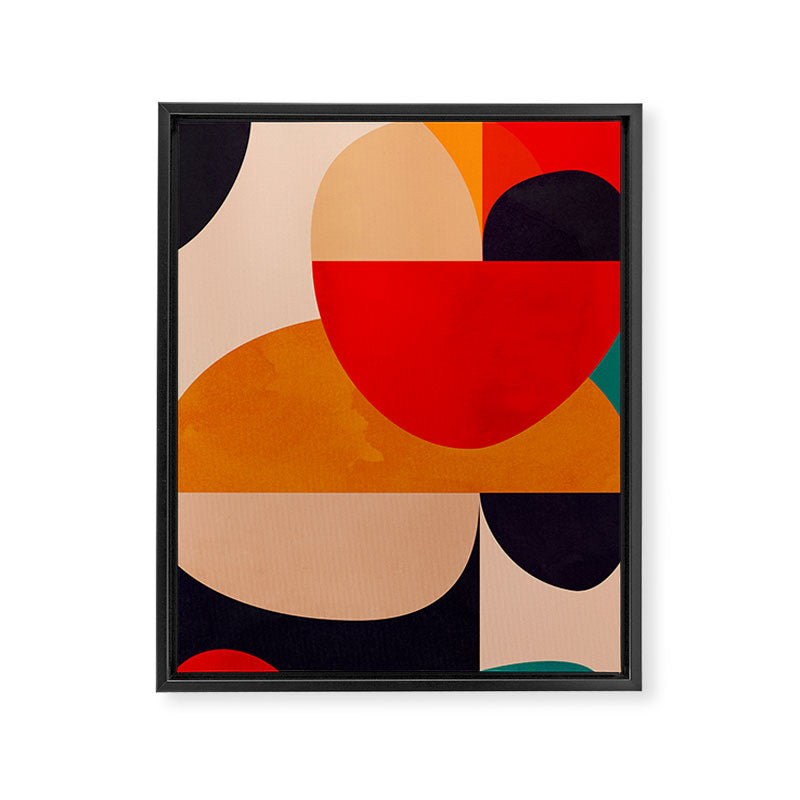 Modern Abstract Mid Century 2 Framed Canvas Print Gallery Image 6
