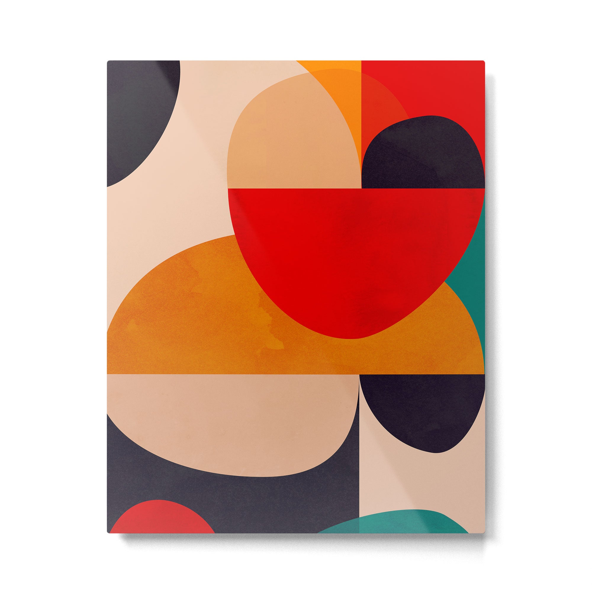 Modern Abstract Mid Century 2 Metal Print Gallery Image 4