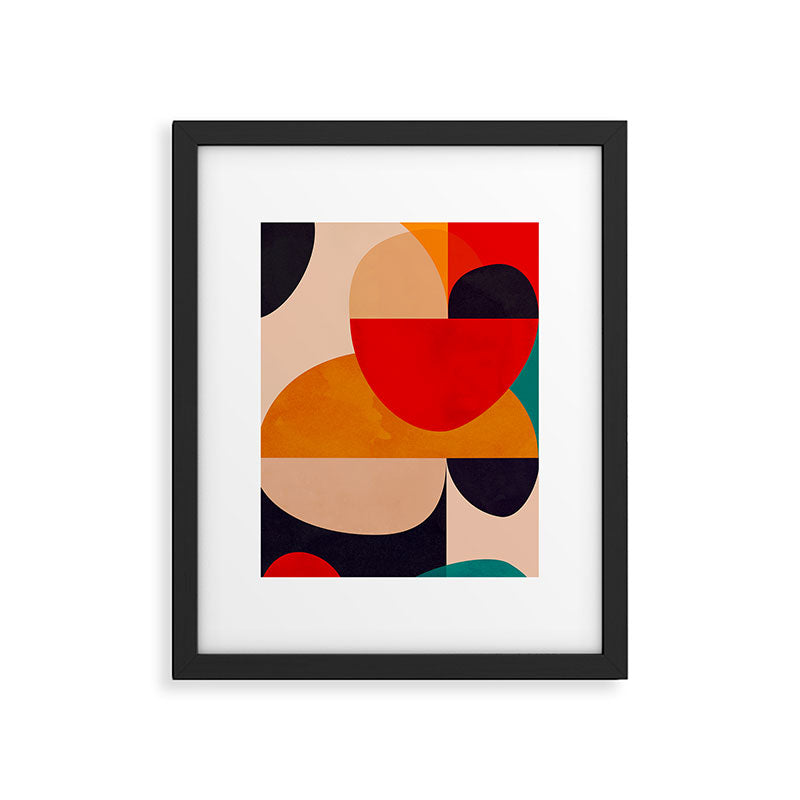Modern Abstract Mid Century 2 Framed Art Print Gallery Image 4