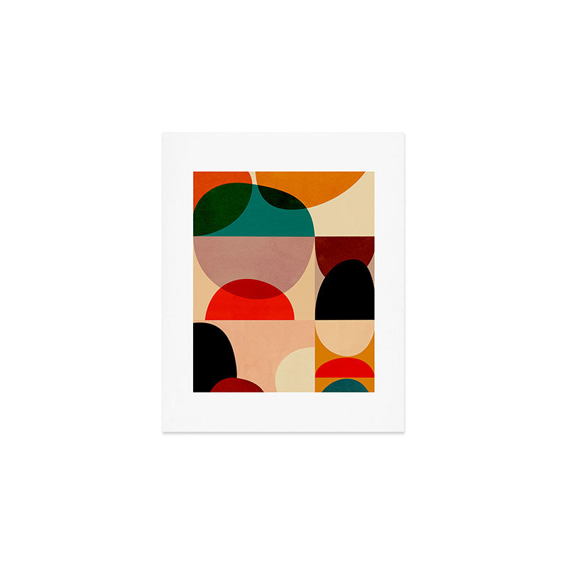 Modern Abstract Mid Century 3 Art Print Gallery Image 1
