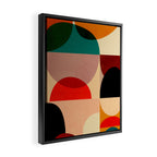 Modern Abstract Mid Century 3 Framed Canvas Print Gallery Image 2