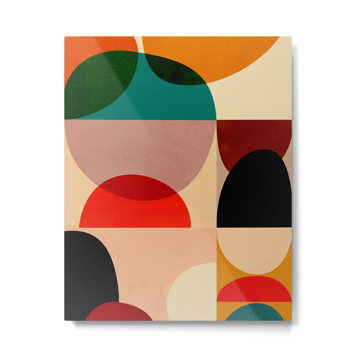 Modern Abstract Mid Century 3 Metal Print Gallery Image 1