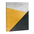 Modern Yellow & Black Geometric Canvas Print Gallery Image 6