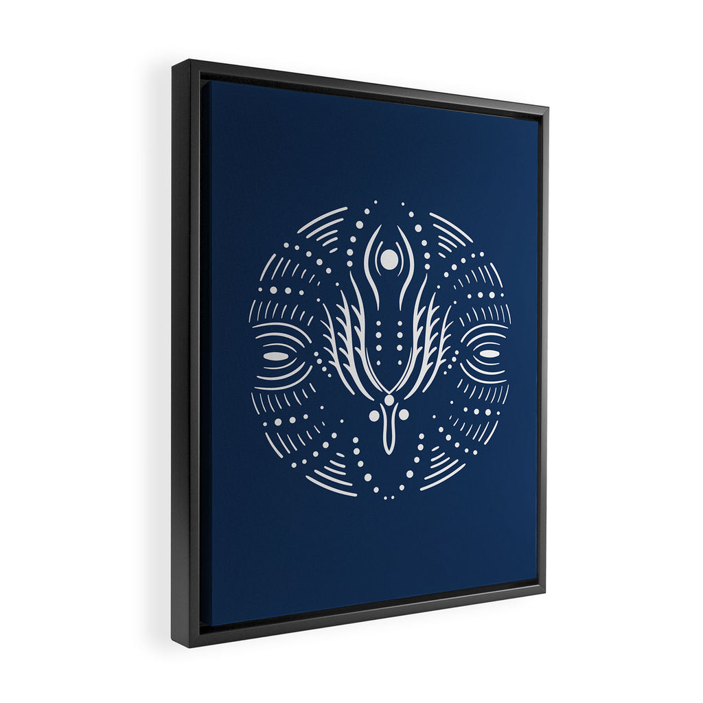 Sacred Mandala Framed Canvas Print Gallery Image 2