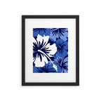 Epic Hibiscus Hawaiian Floral Aloha Shirt Print Framed Art Print Gallery Image 6