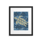 Honu Sea Turtle Hawaiian Tapa  Framed Art Print Gallery Image 6