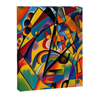 Bright Shape Composition Canvas Print Gallery Image 6