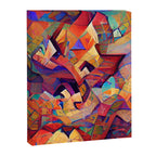 Colorful Distorted Squares Canvas Print Gallery Image 6