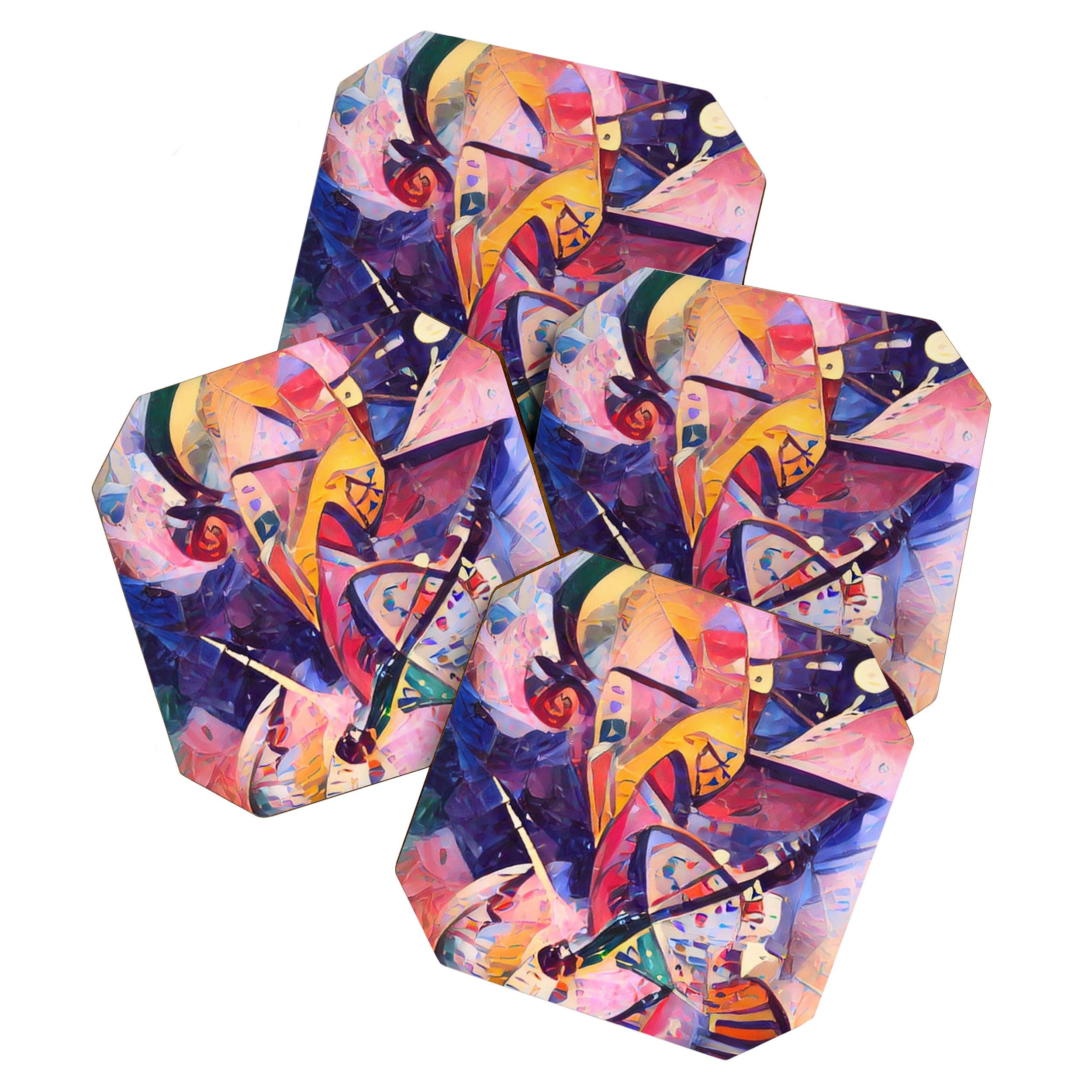 Colorful Kandinsky Coaster Gallery Image 1