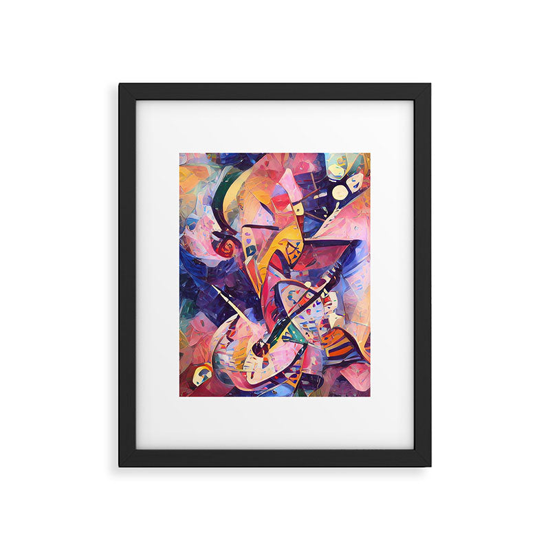 Colorful Kandinsky Framed Art Print Gallery Image 5