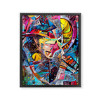 Urban Graffiti Framed Canvas Print Gallery Image 6