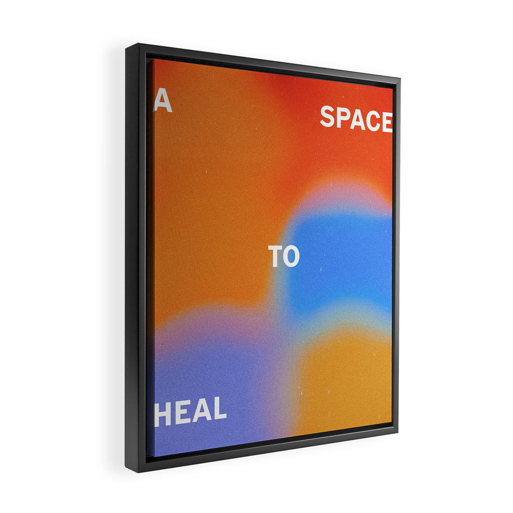 A space to heal Framed Canvas Print Gallery Image 2